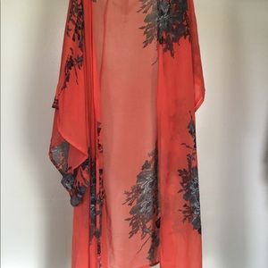 Festival sheer kimono